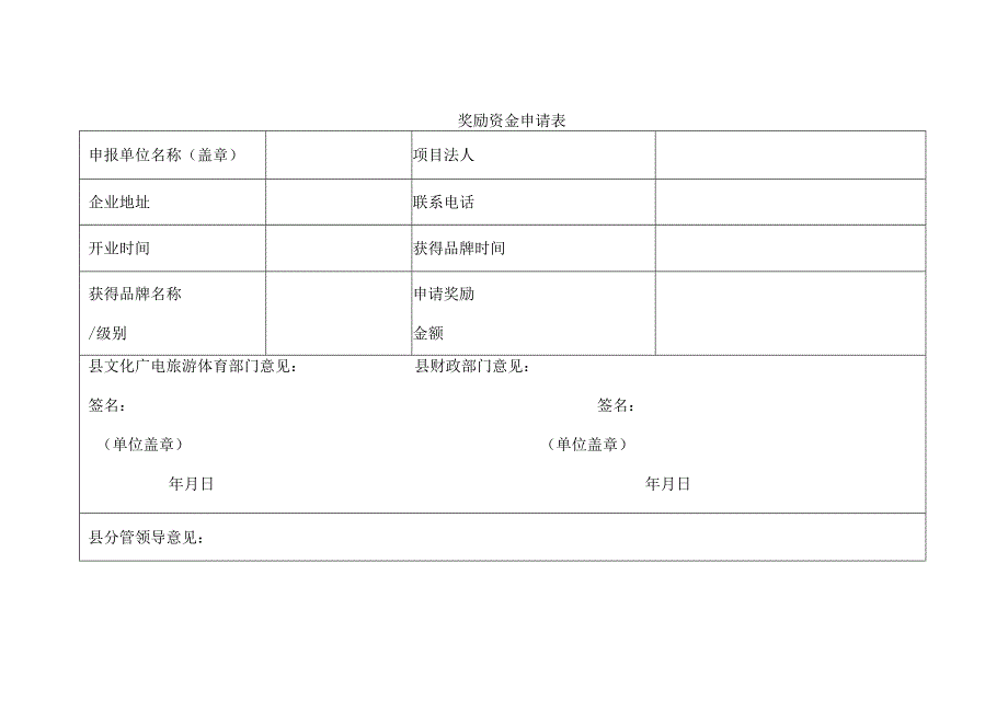 奖励资金申请表.docx_第1页