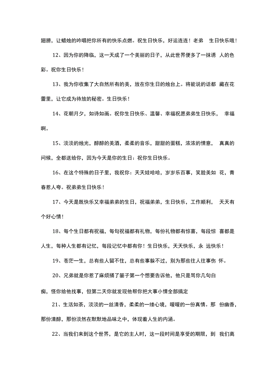 姐姐对弟弟的祝福语.docx_第2页