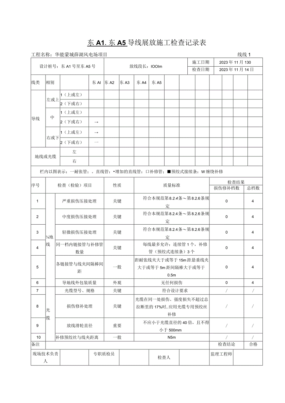 导线展放记录表.docx_第1页