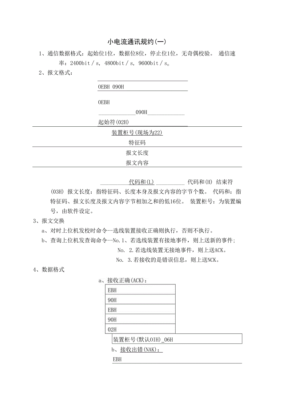 小电流通讯规约解析.docx_第1页