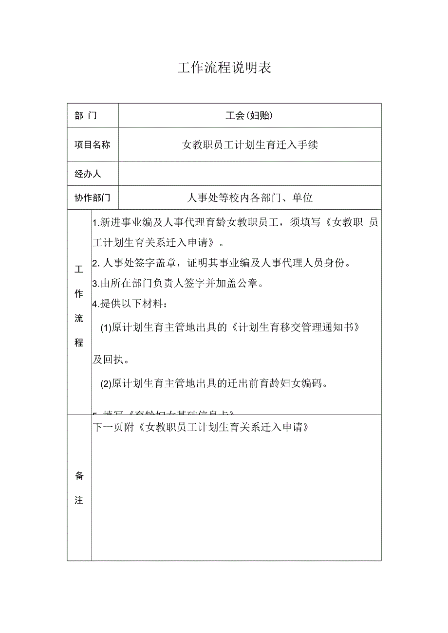 工作流程说明表.docx_第1页