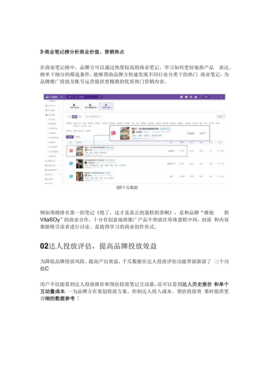 小红书实时笔记热度榜数据分析！小红书达人投放评估！.docx_第3页