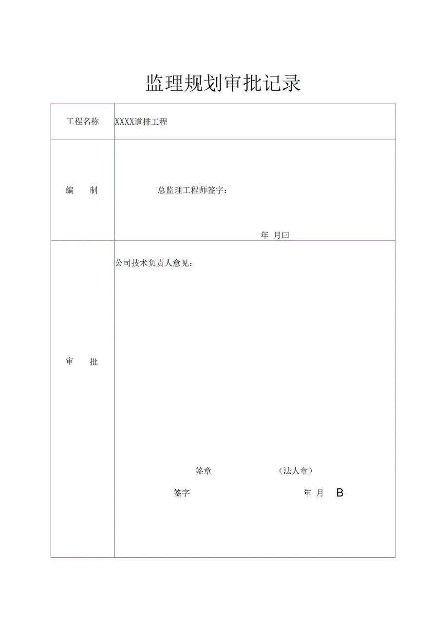 市政道路排水工程监理规划.docx_第1页