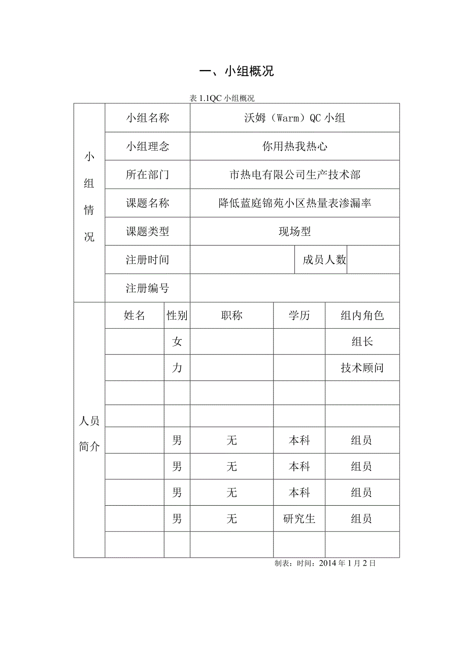 市热电公司QC小组降低蓝庭锦苑小区热量表渗漏率PDAC成果汇报书.docx_第3页