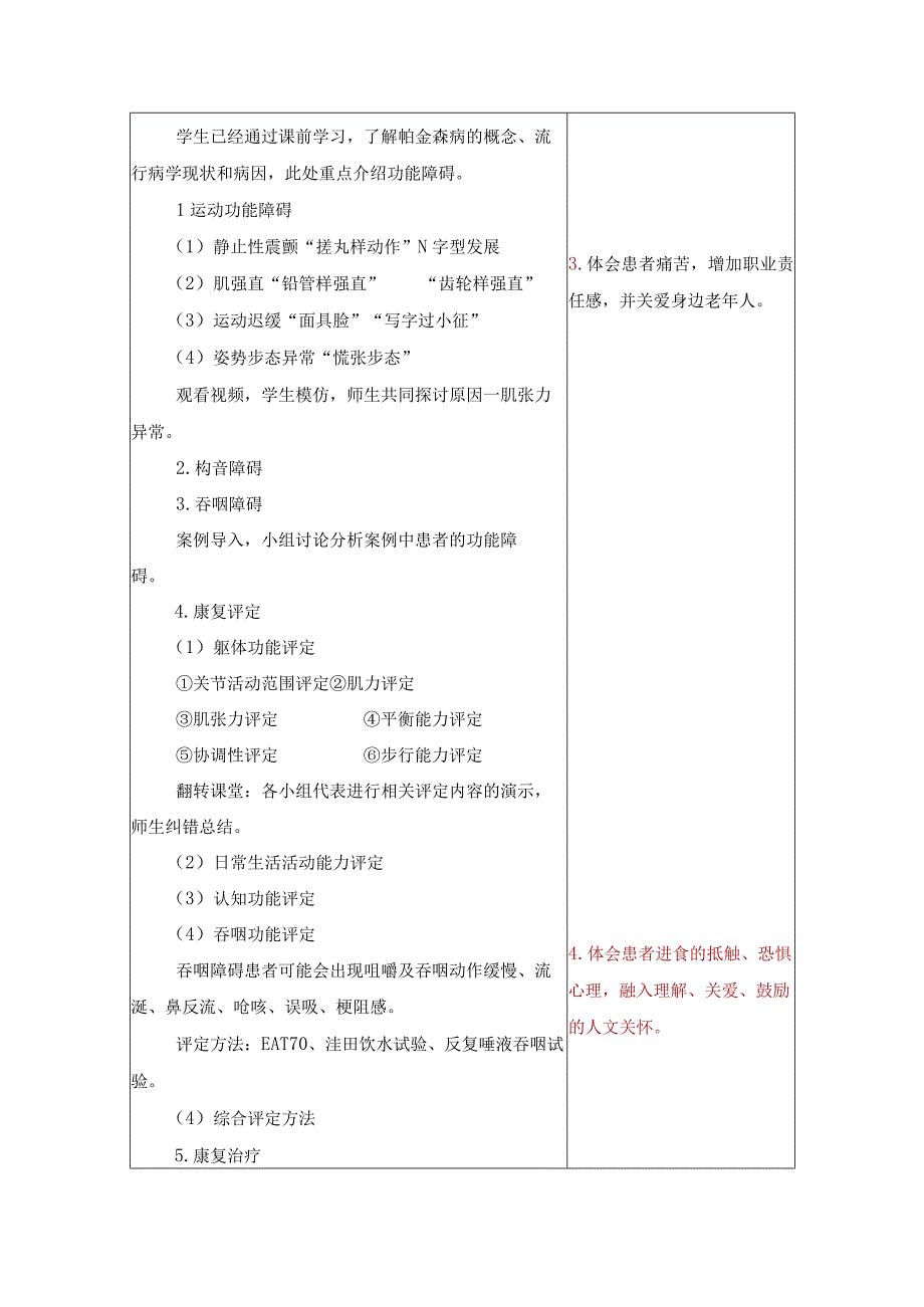 帕金森病康复教案教学设计.docx_第3页