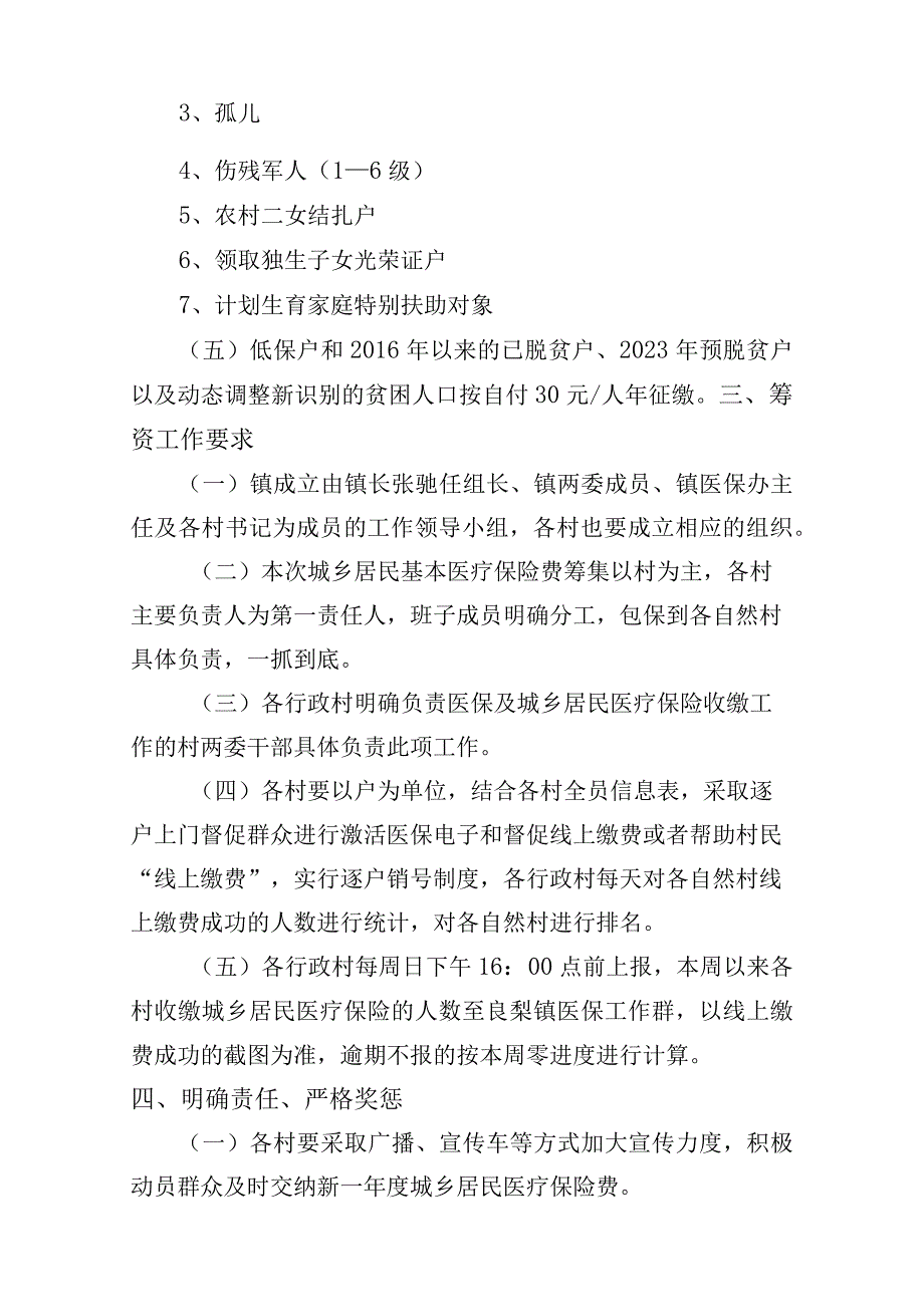 良政〔2023〕41号良梨镇2023年度城乡居民基本医疗保险收费工作实施方案.docx_第2页