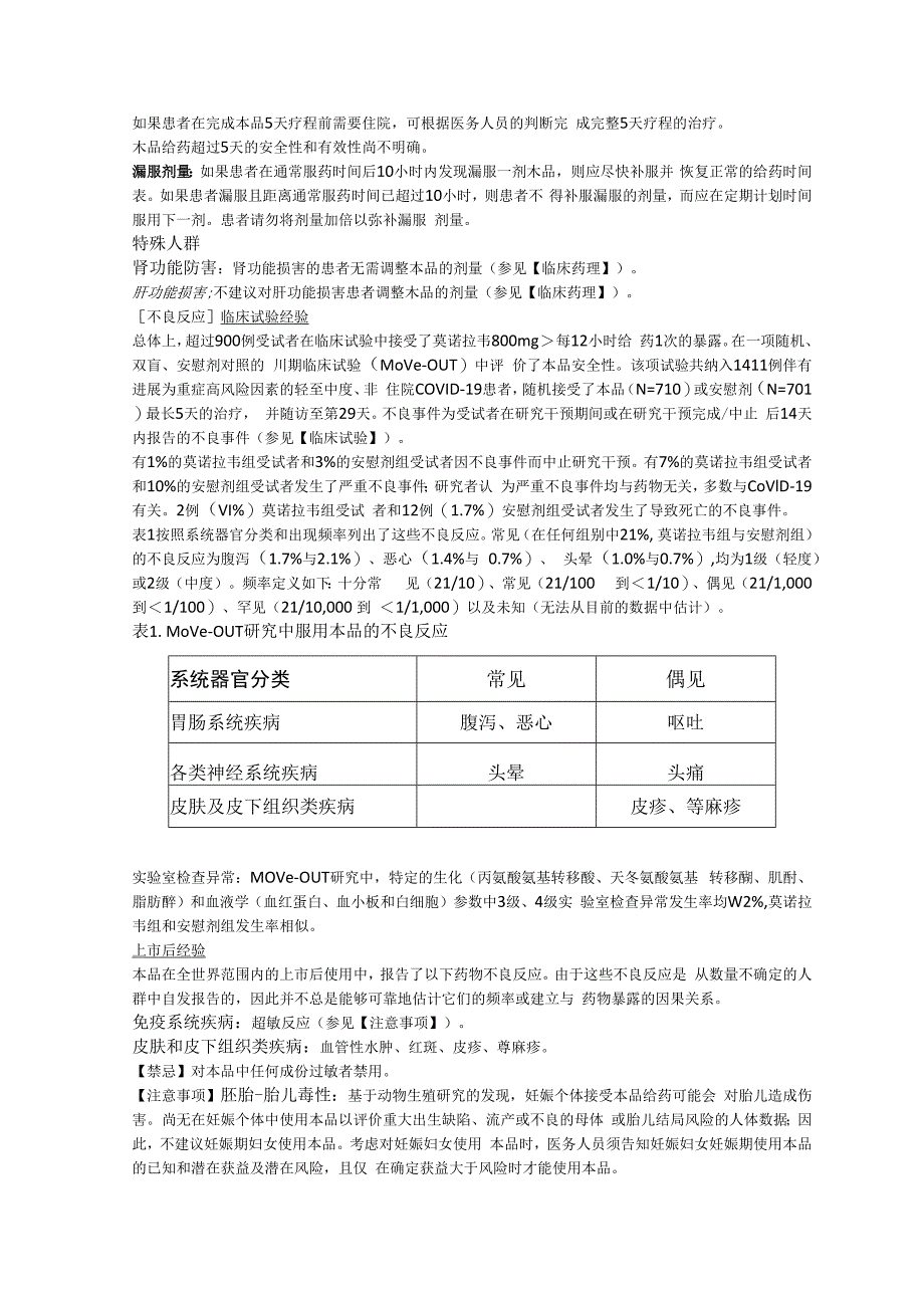 莫诺拉韦胶囊利卓瑞中文说明书.docx_第2页