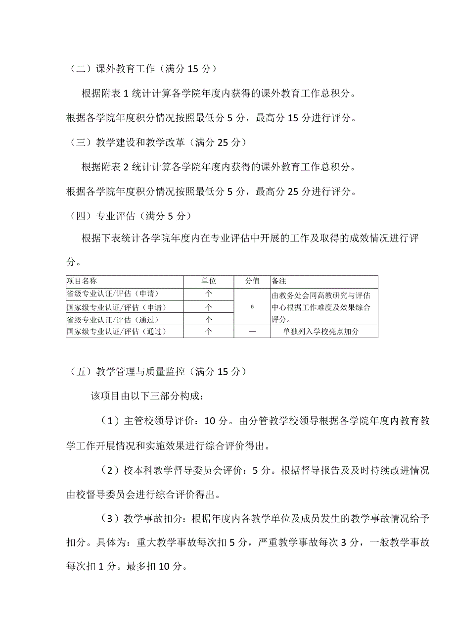 西南科技大学本专科教育教学工作量化考评实施细则说明.docx_第3页