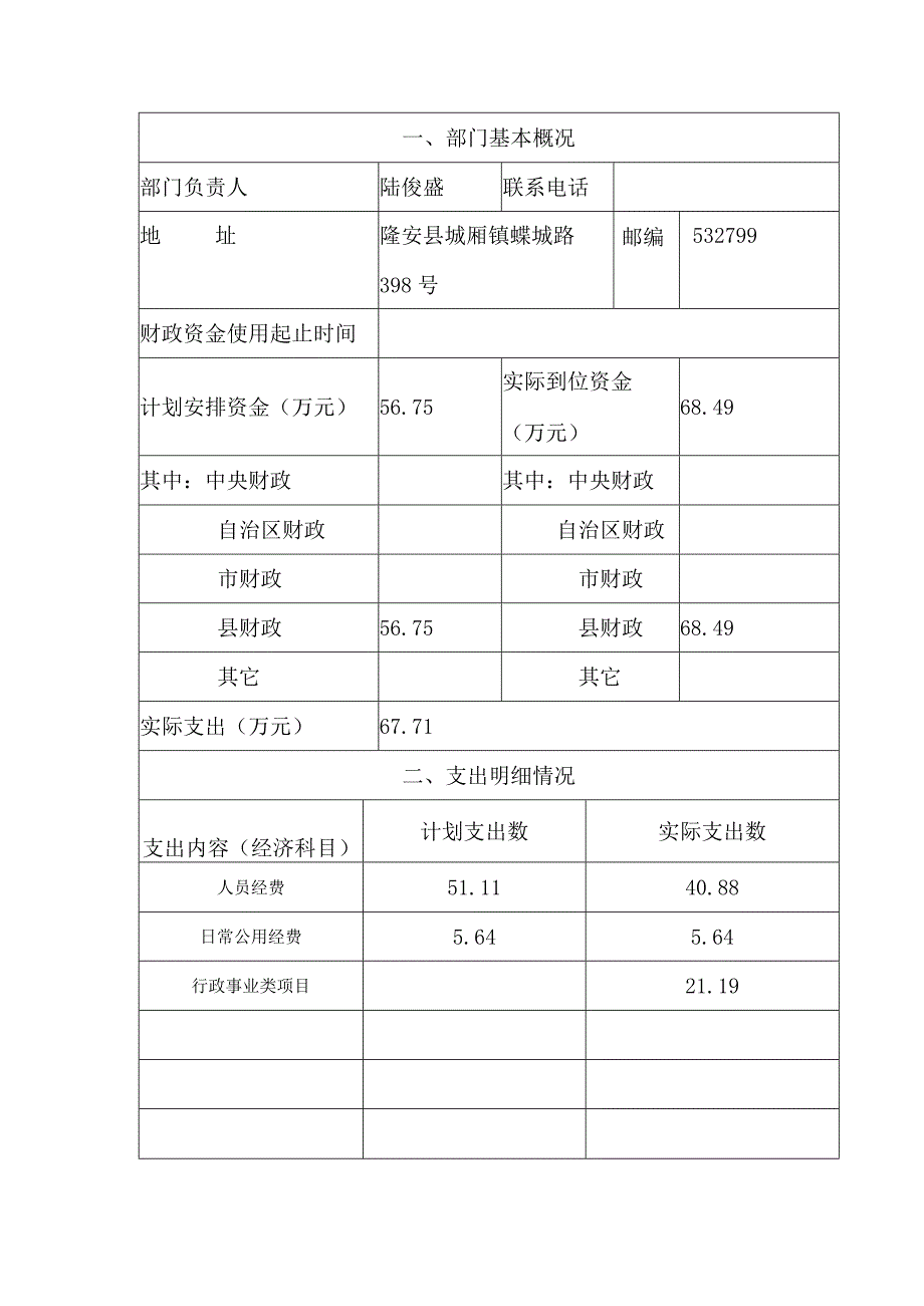 财政部门整体支出绩效评价报告.docx_第2页