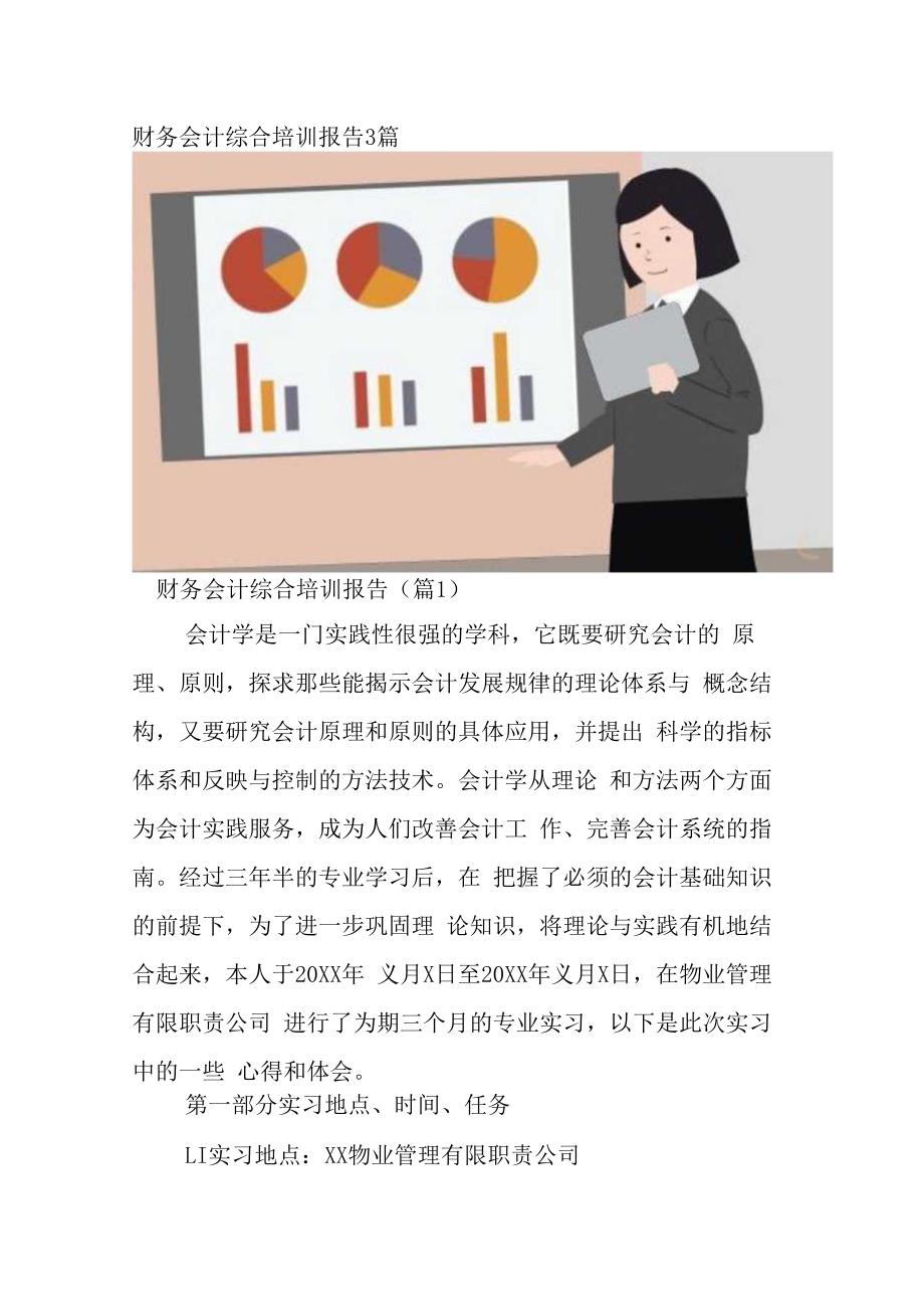 财务会计综合培训报告3篇.docx_第1页