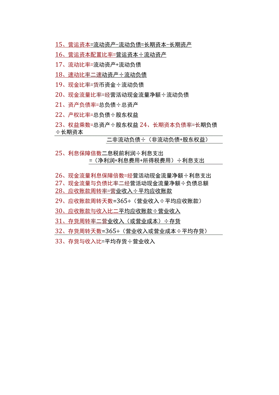 财务管理公式汇总表.docx_第2页