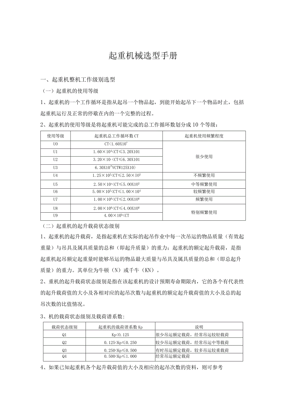 起重机械选型手册.docx_第1页