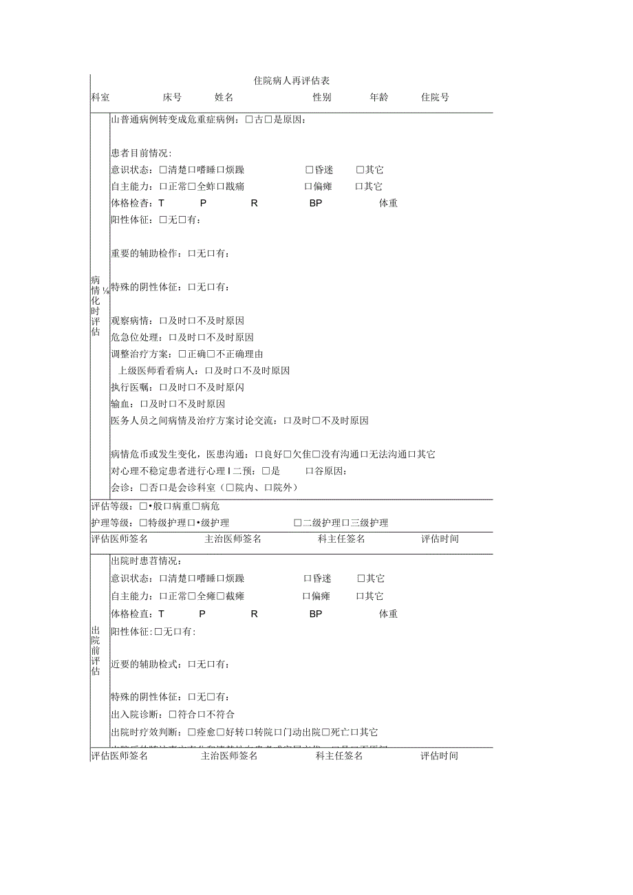 患者病情评估管理制度操作规范与程序.docx_第3页