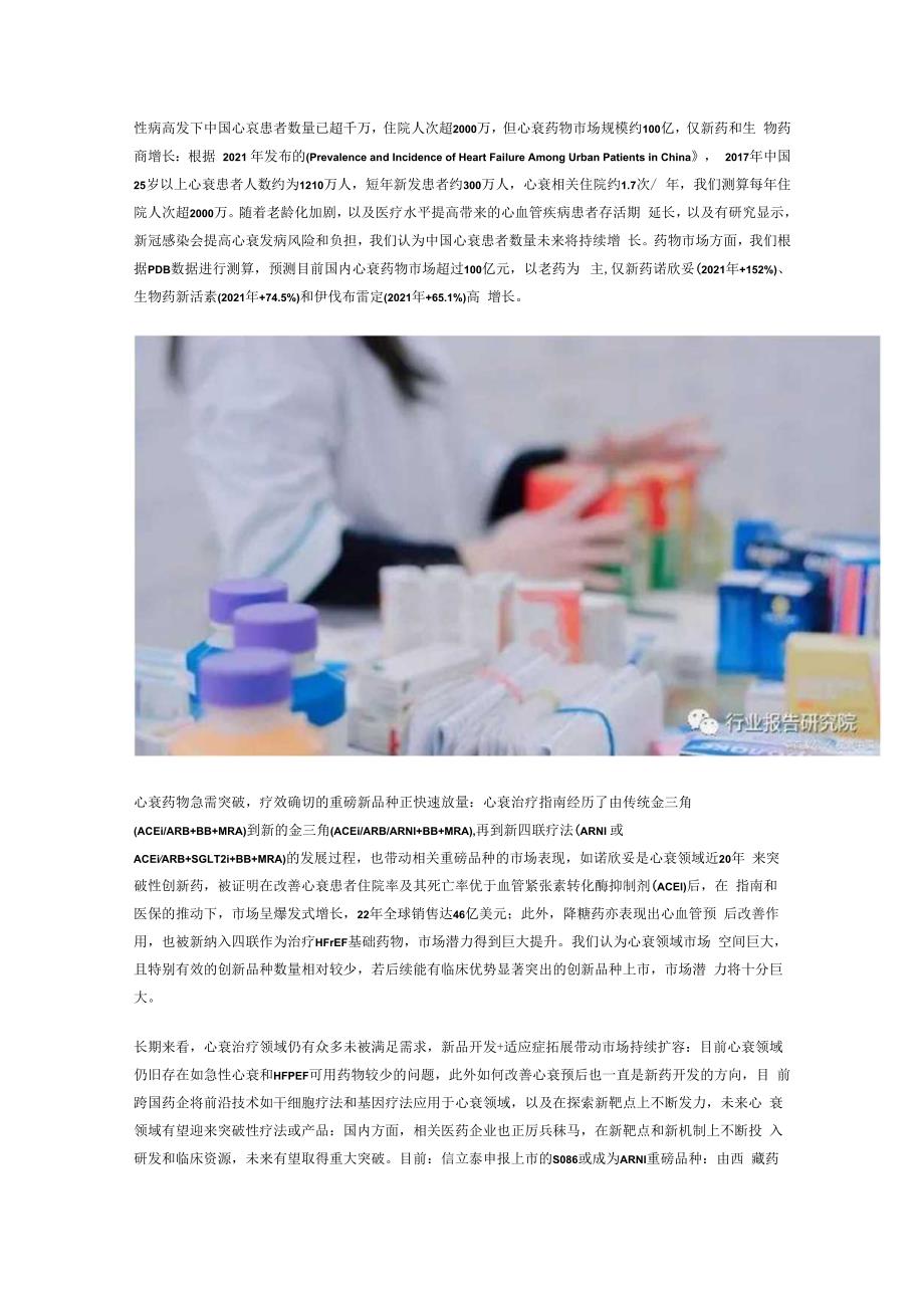 心力衰竭医药行业专题报告.docx_第1页