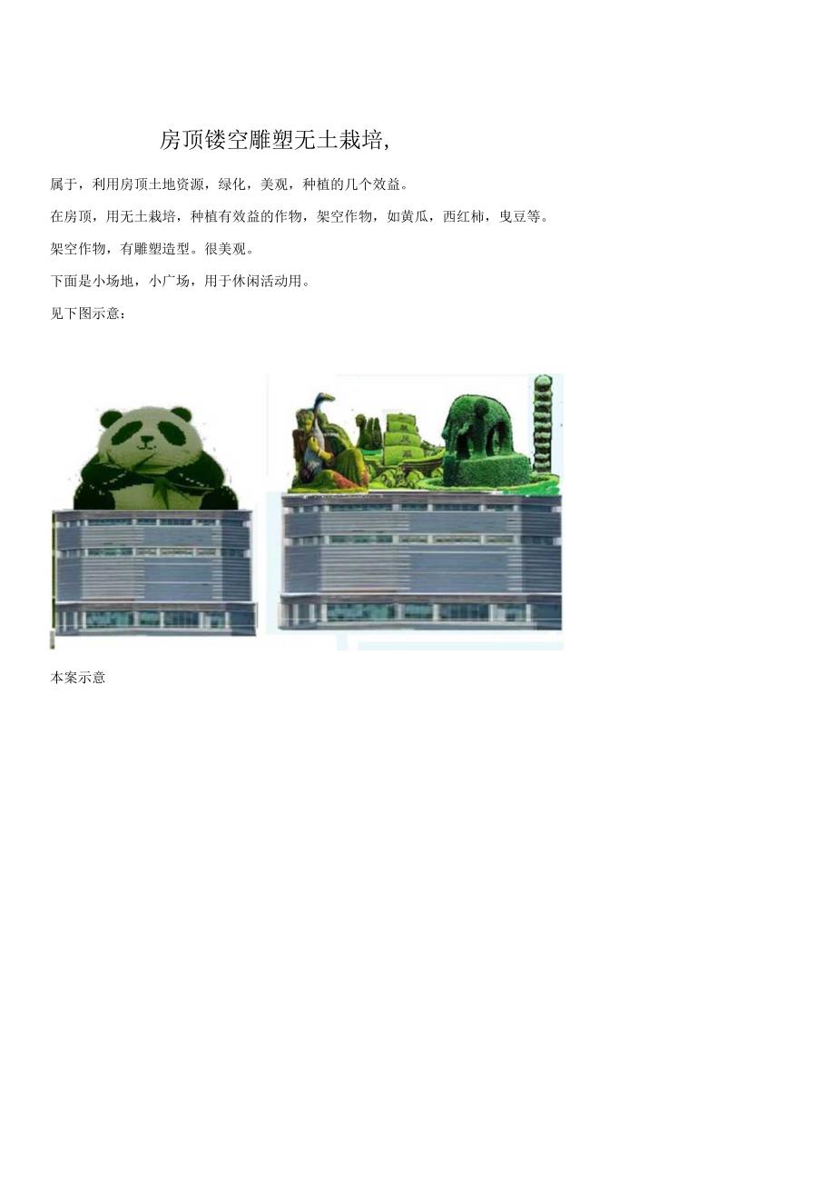 房顶镂空雕塑无土栽培.docx_第1页