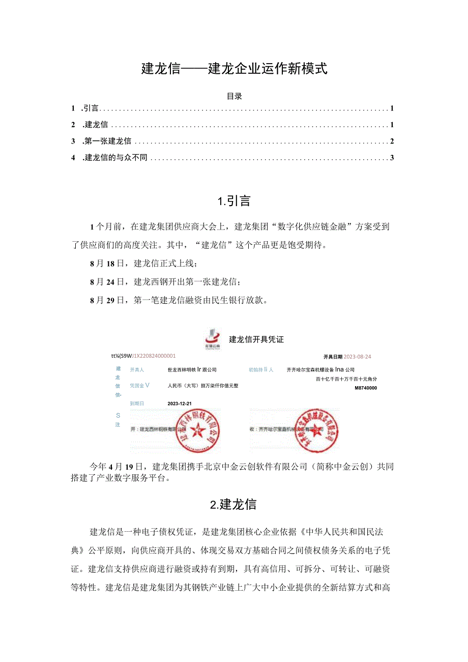 建龙信——建龙企业运作新模式.docx_第1页