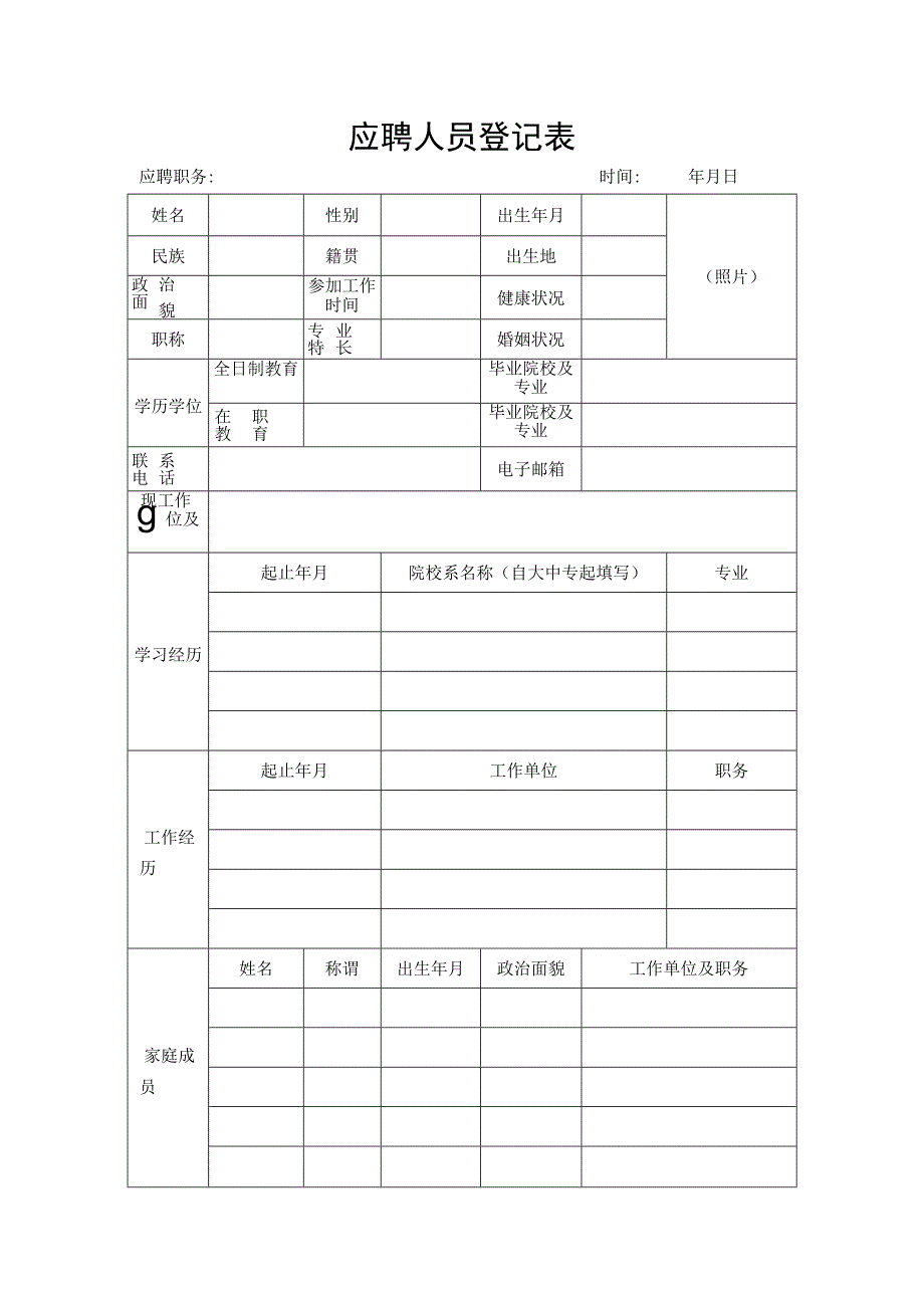 应聘人员登记表_7602.docx_第1页