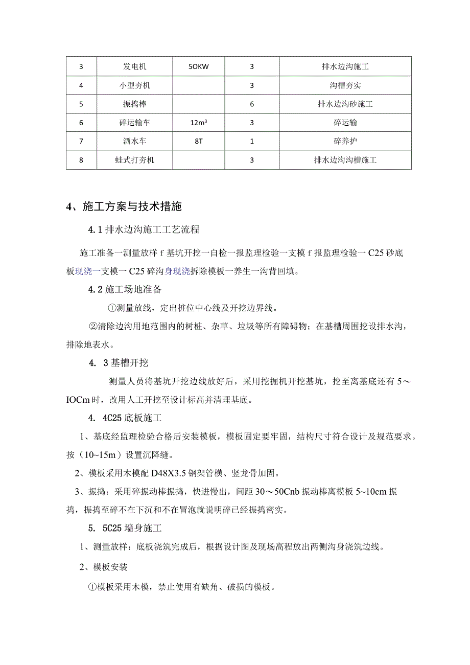 排水边沟首件工程施工复习总结报告.docx_第3页