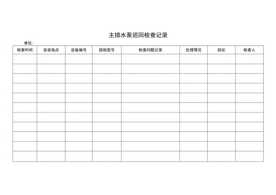 排水泵巡回检查记录簿.docx_第2页