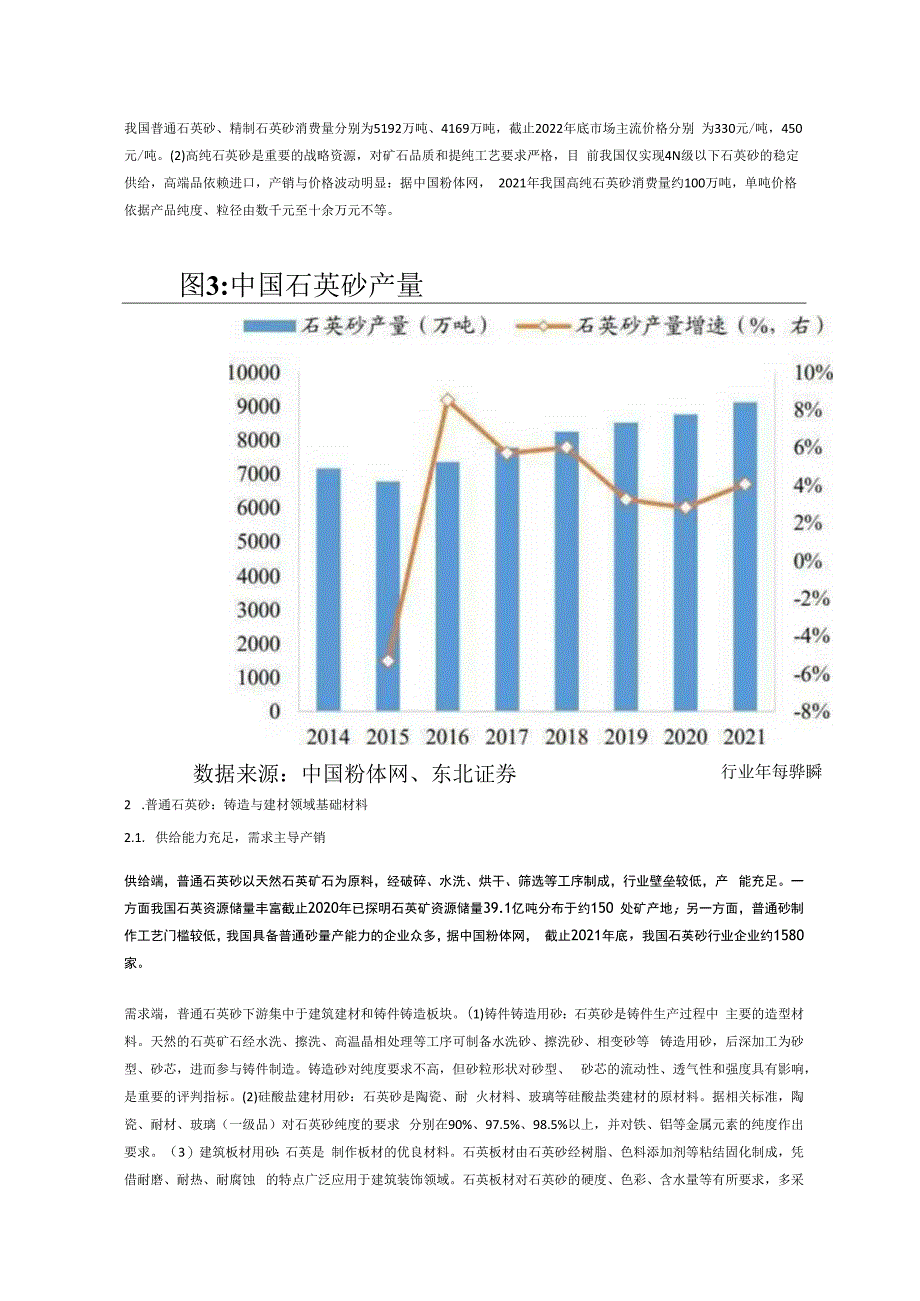 石英砂行业深度报告：供需平衡偏紧砂源渐显稀缺.docx_第2页