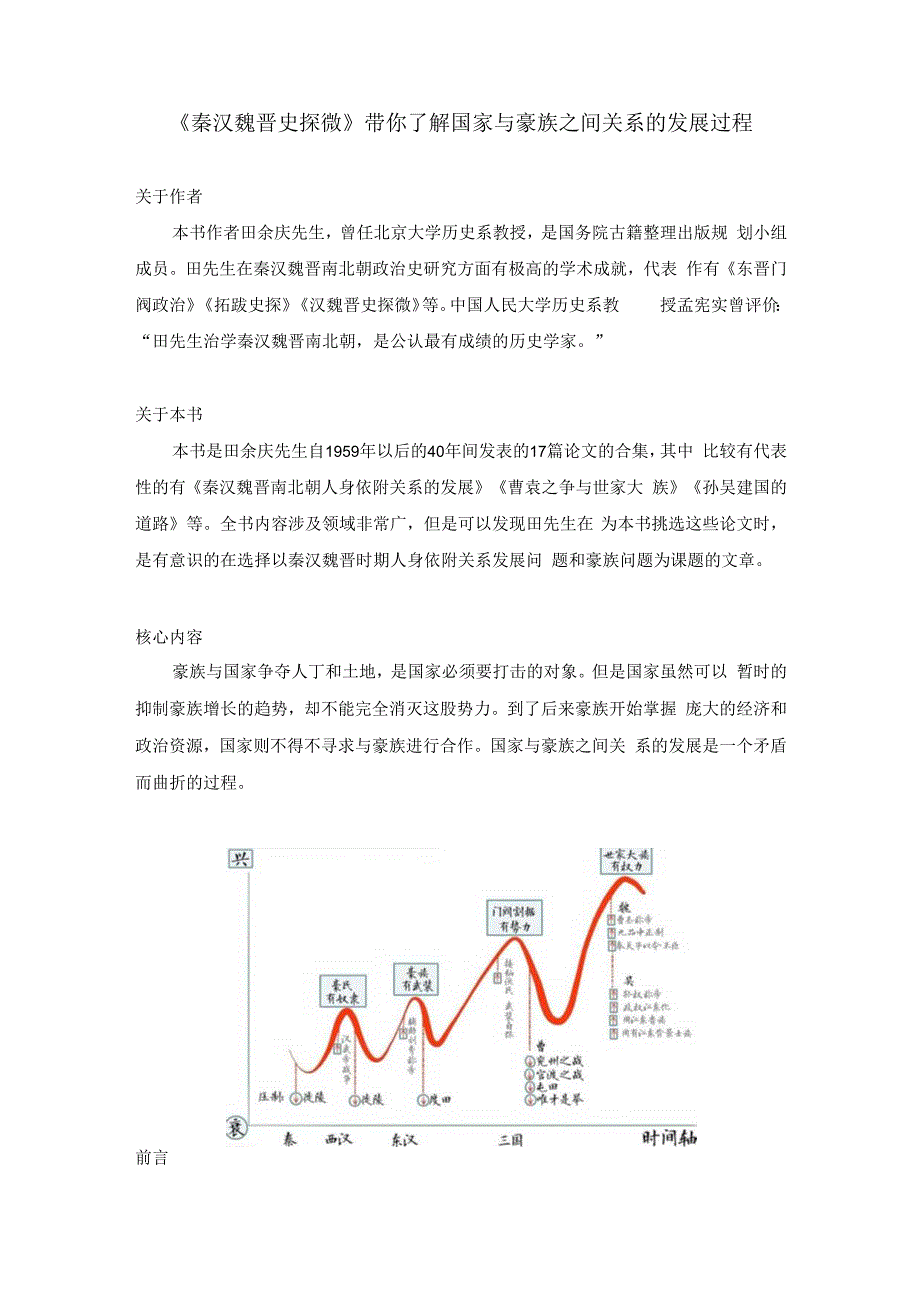 秦汉魏晋史探微带你了解国家与豪族之间关系的发展过程.docx_第1页