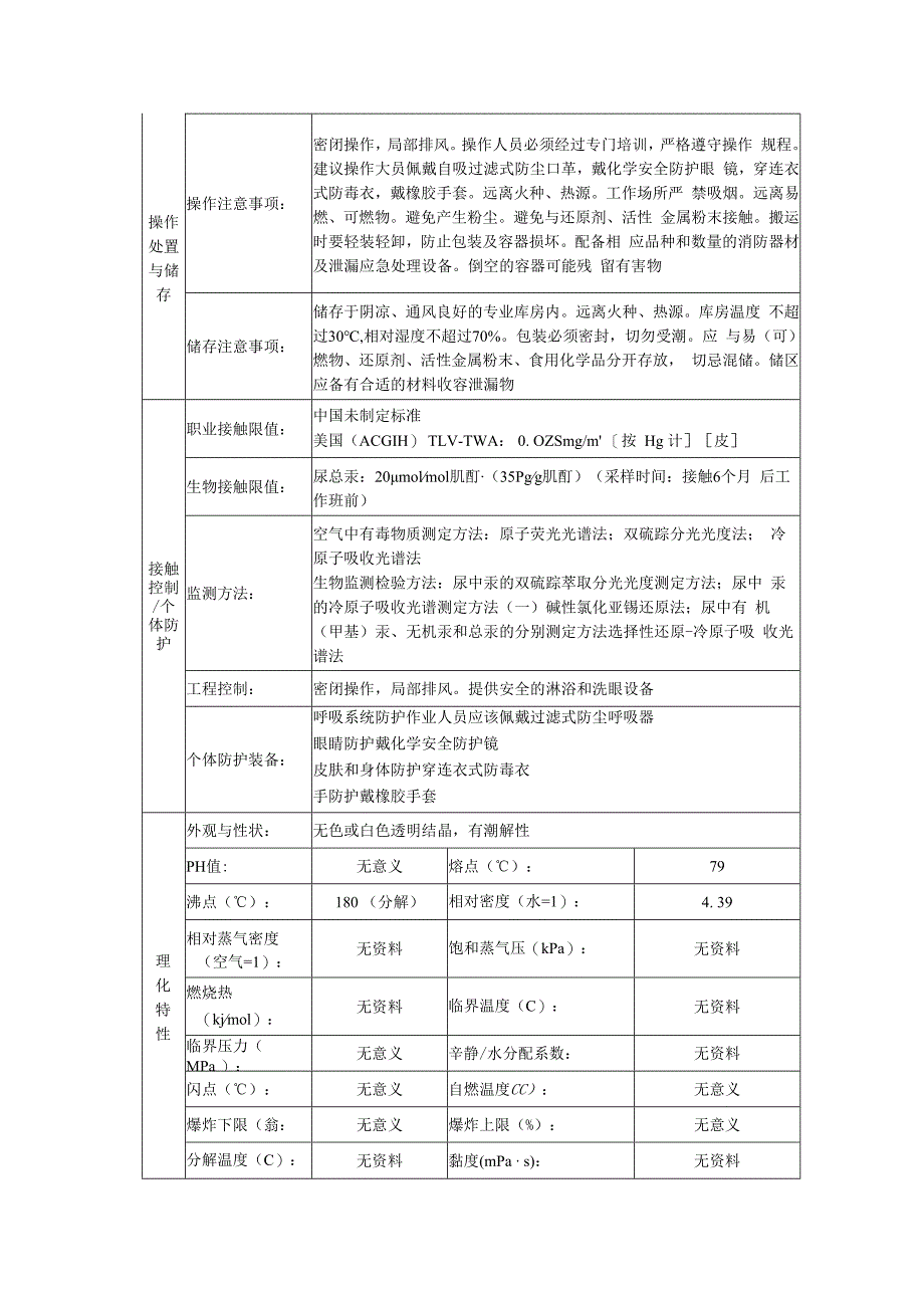 硝酸汞的安全技术说明书.docx_第3页