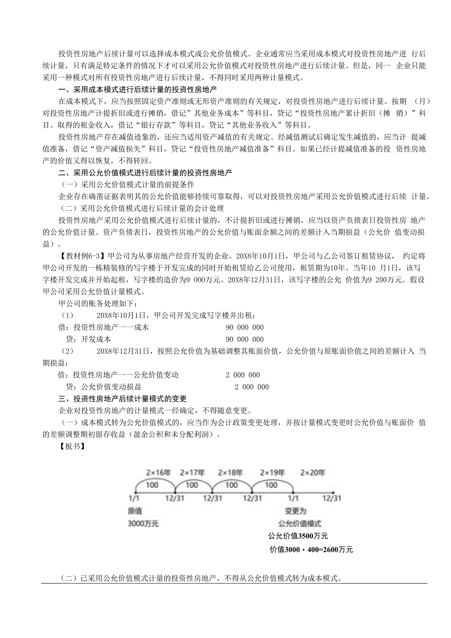 第19讲_投资性房地产的后续计量投资性房地产的转换（1）.docx_第1页