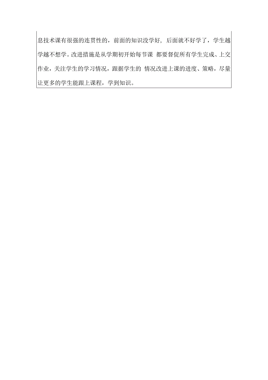 第二学期信息技术课程学业水平考查分析表八年级.docx_第2页