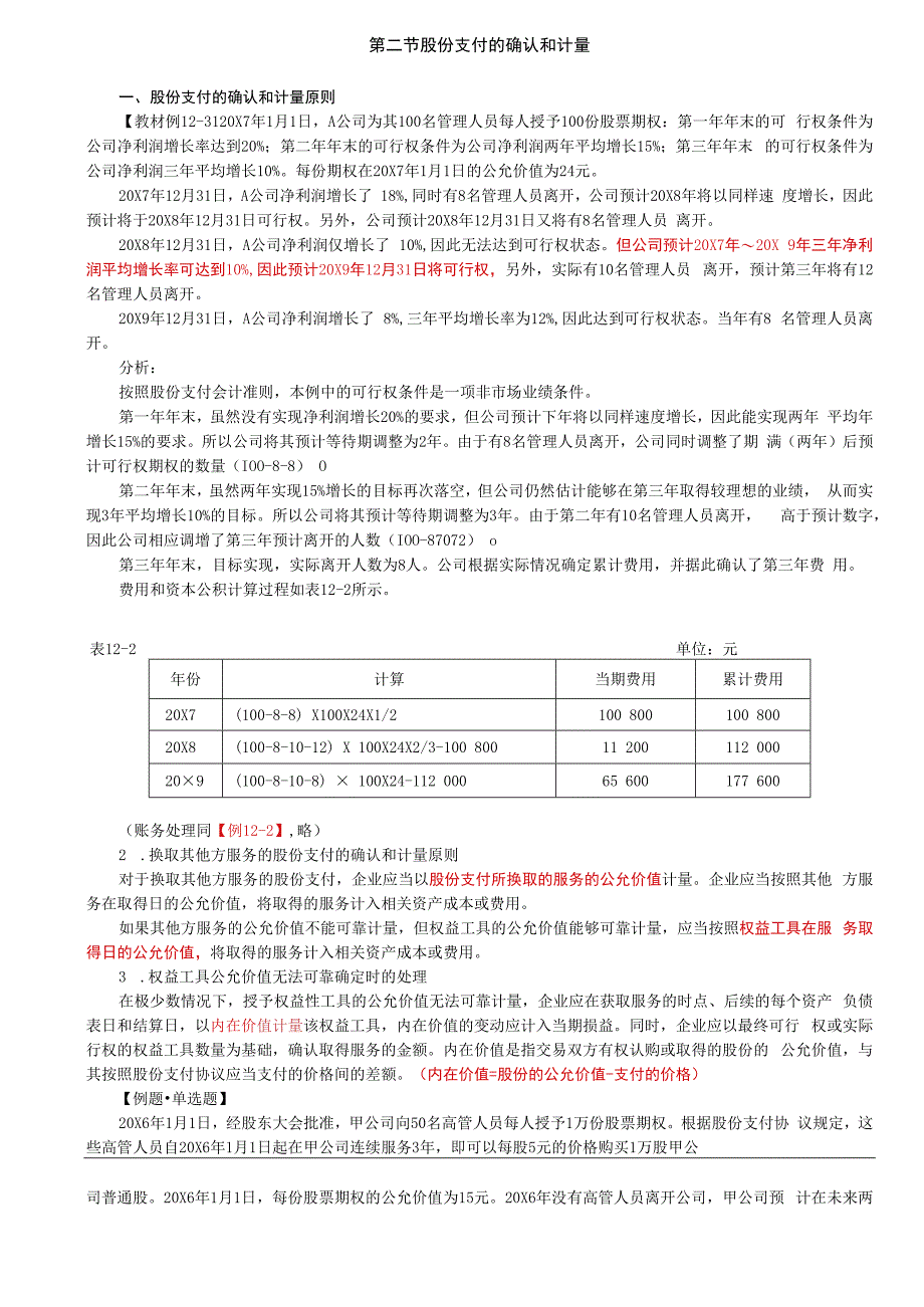 第62讲_股份支付的确认和计量原则（2）.docx_第1页