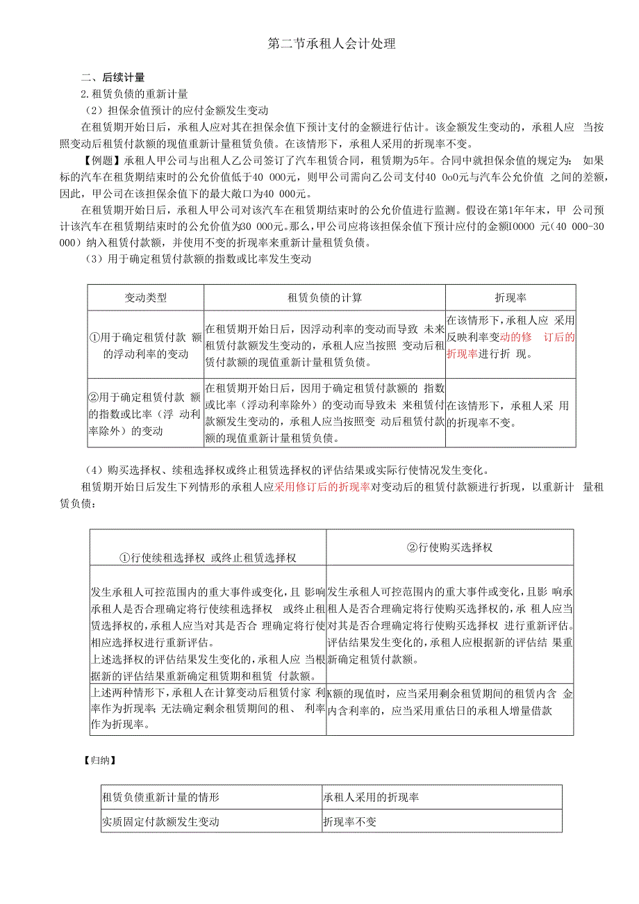 第A136讲_租赁负债的后续计量（2）使用权资产的后续计量租赁变更短期租赁和低价值资产租赁.docx_第1页