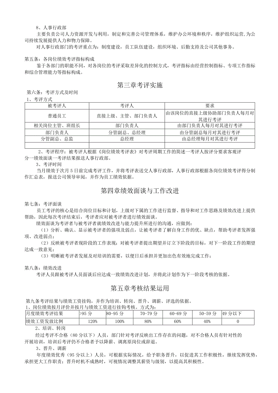 绩效考评管理办法.docx_第2页