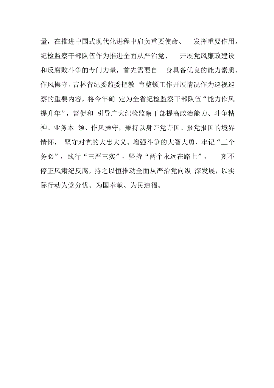 纪检监察干部教育整顿研讨发言心得体会材料（纪委书记）.docx_第3页