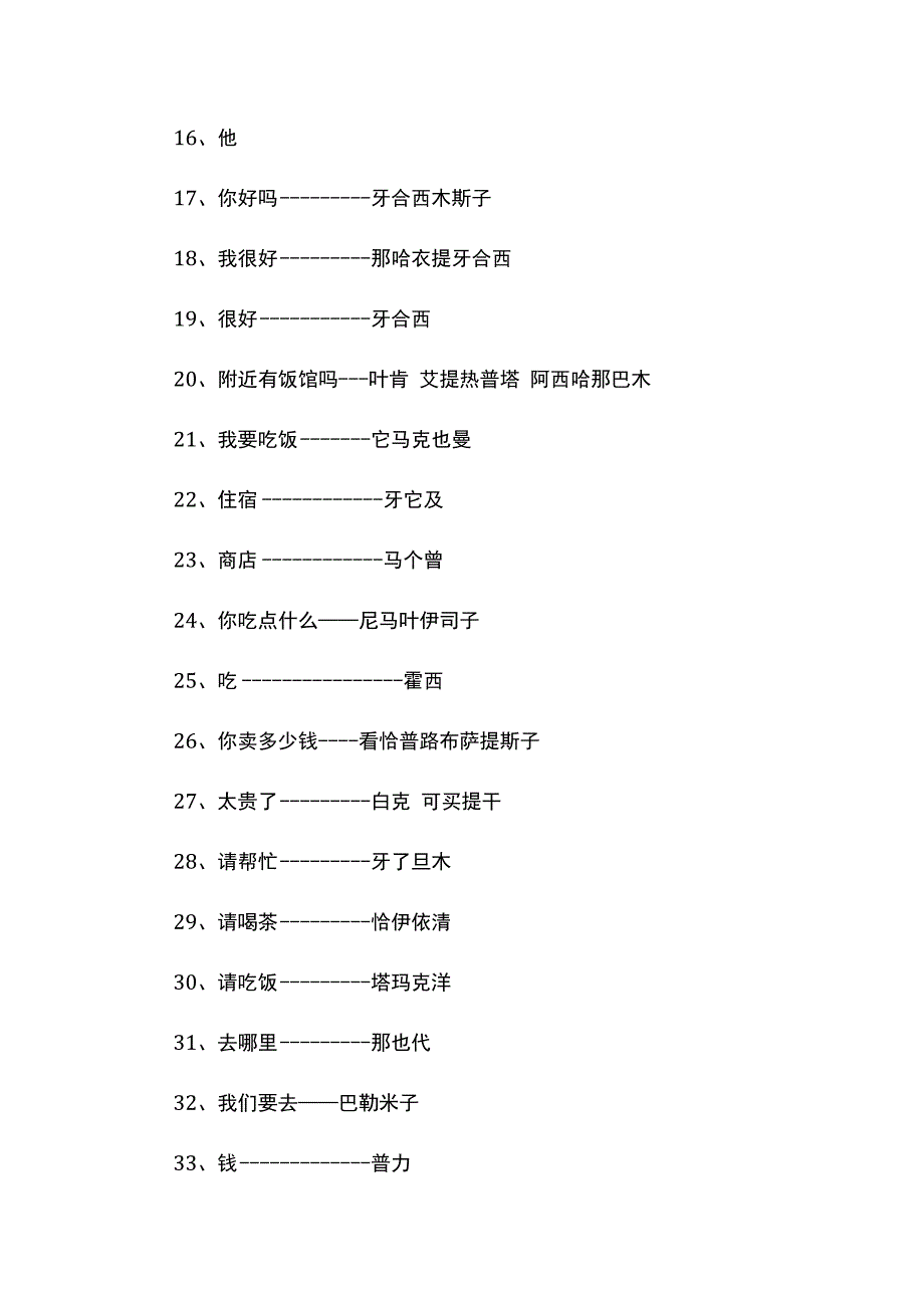 维语日常用语 3篇.docx_第2页