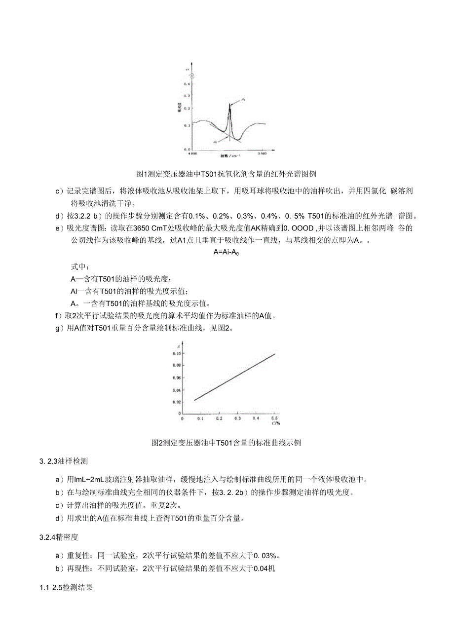 绝缘油中T501抗氧化剂含量检测细则红外光谱法.docx_第3页