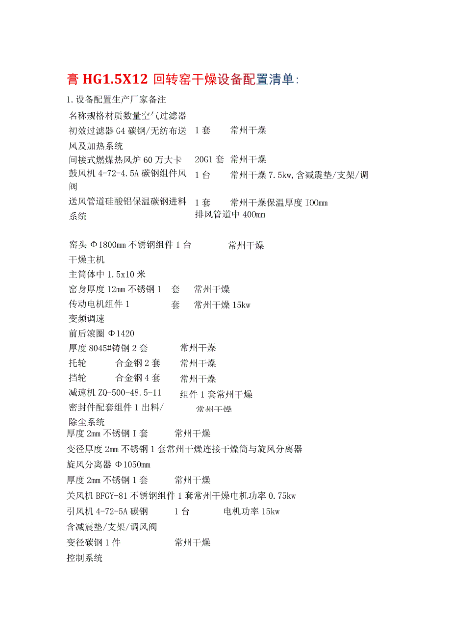 脱硫石膏烘干机脱硫石膏干燥机回转窑HG15X12.docx_第3页