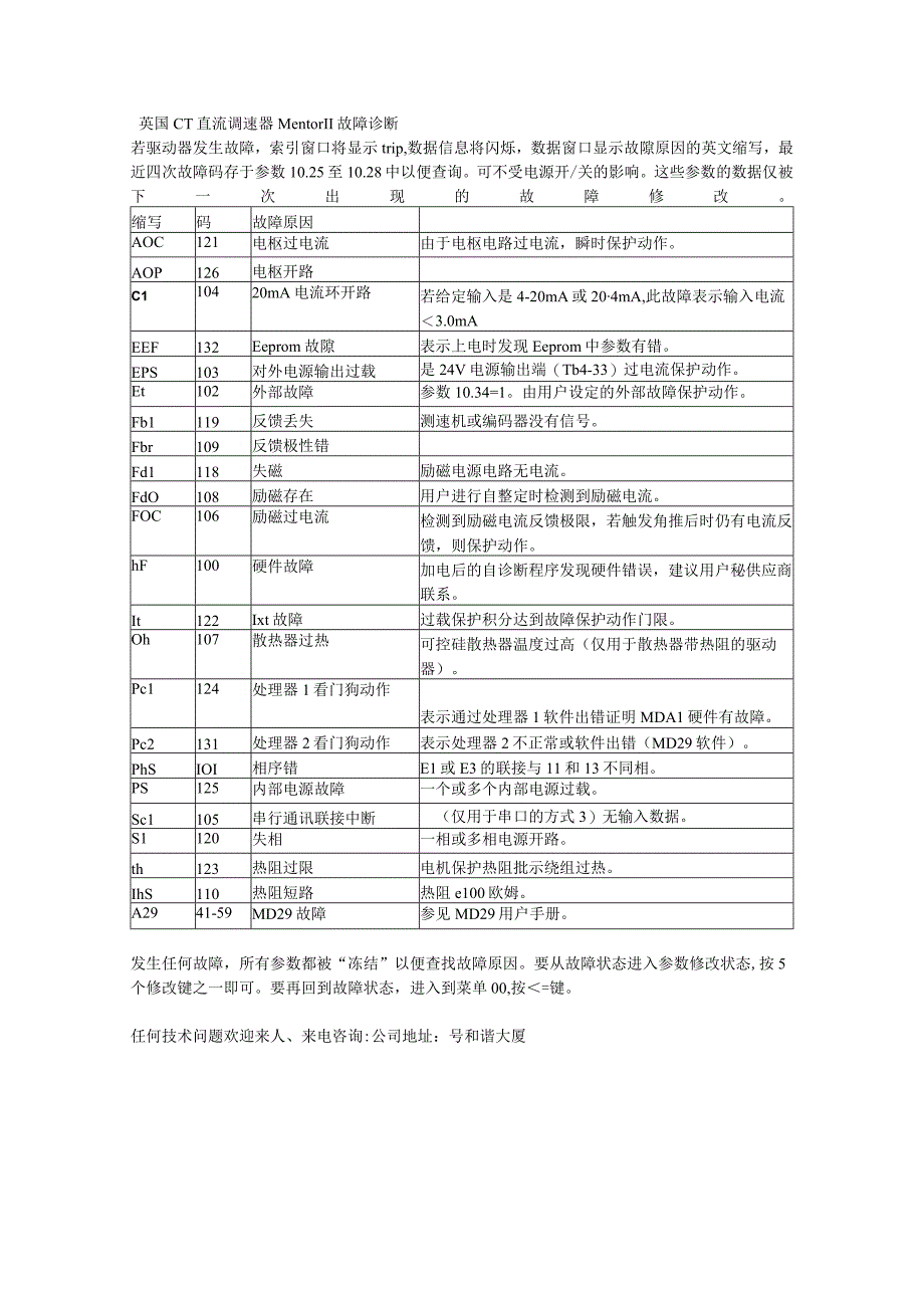 英国CT直流调速器MentorII故障诊断.docx_第1页