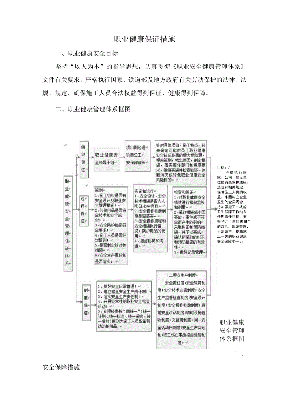 职业健康保证措施6.docx_第1页