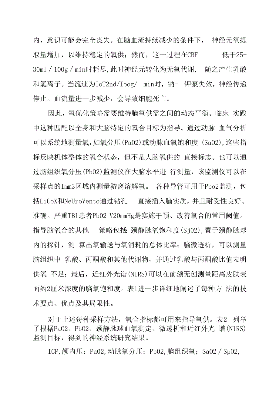 脑损伤氧输送的优化策略.docx_第2页