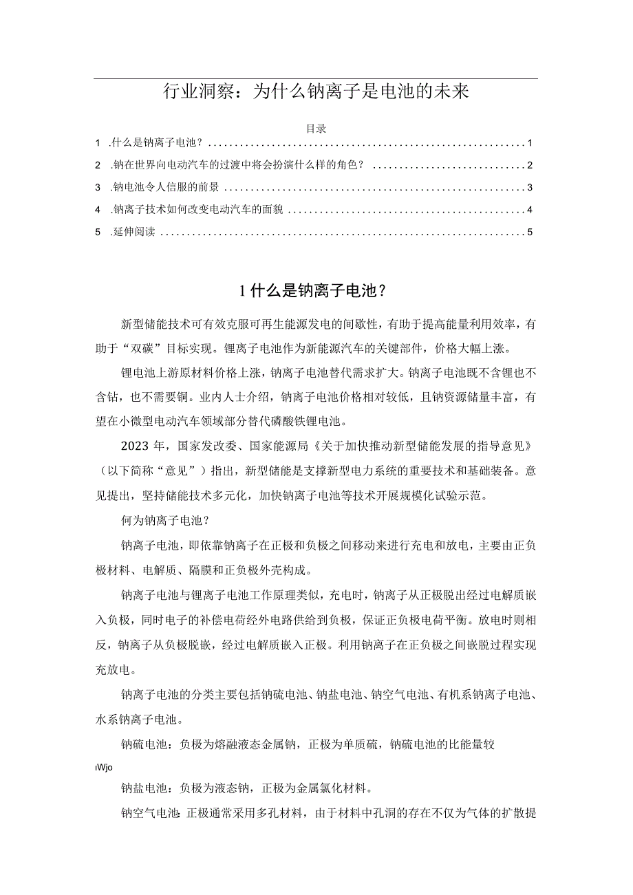 行业洞察：为什么钠离子是电池的未来.docx_第1页