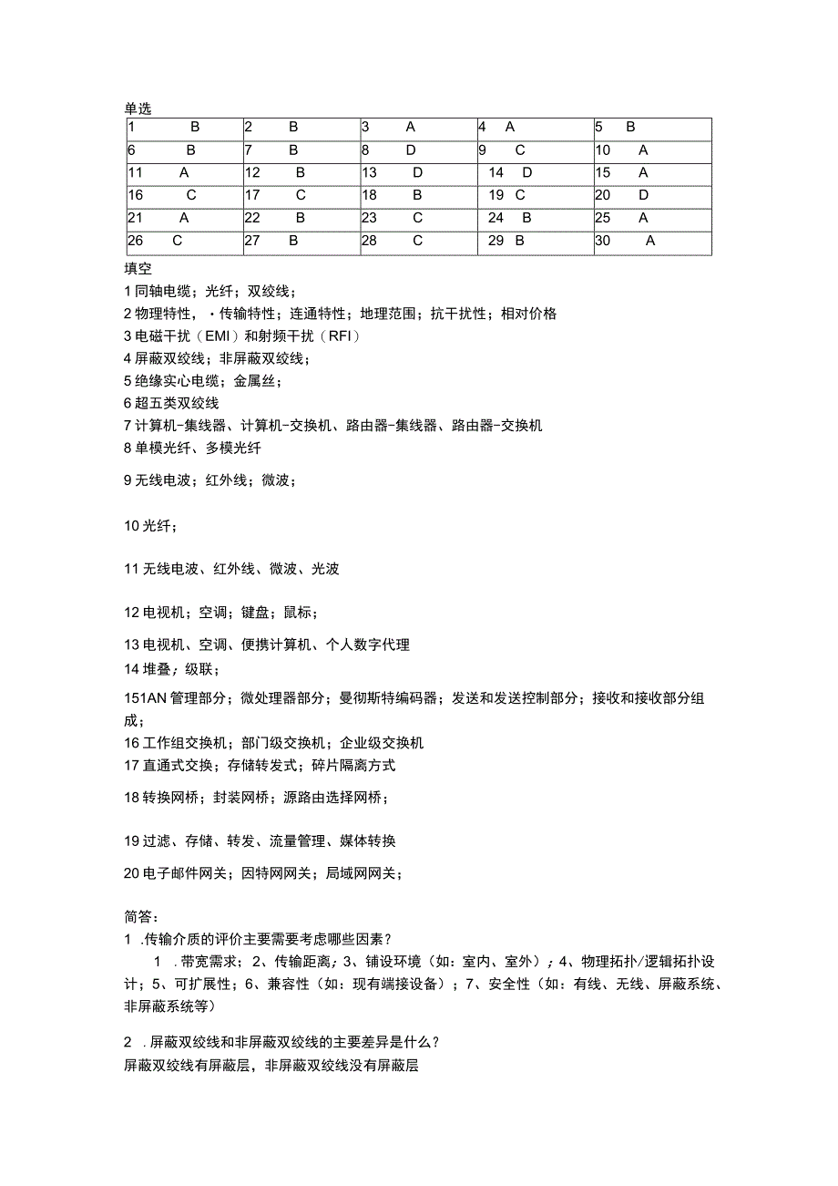 计算机网络基础（段标第6版） 第3章 习题参考答案.docx_第1页