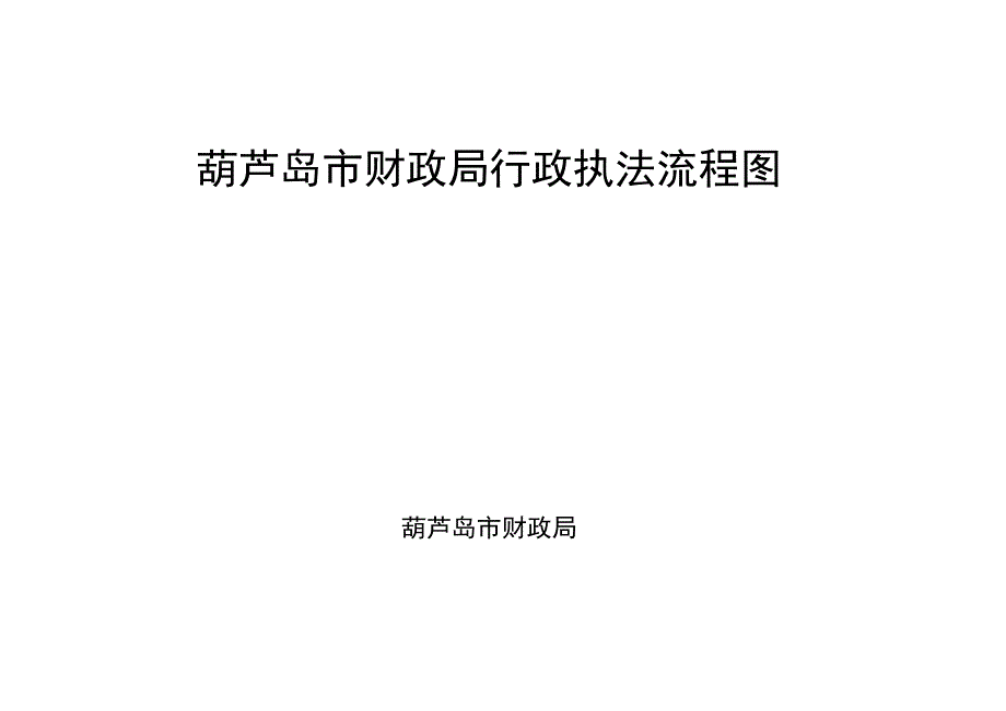 葫芦岛市财政局行政执法流程图.docx_第1页