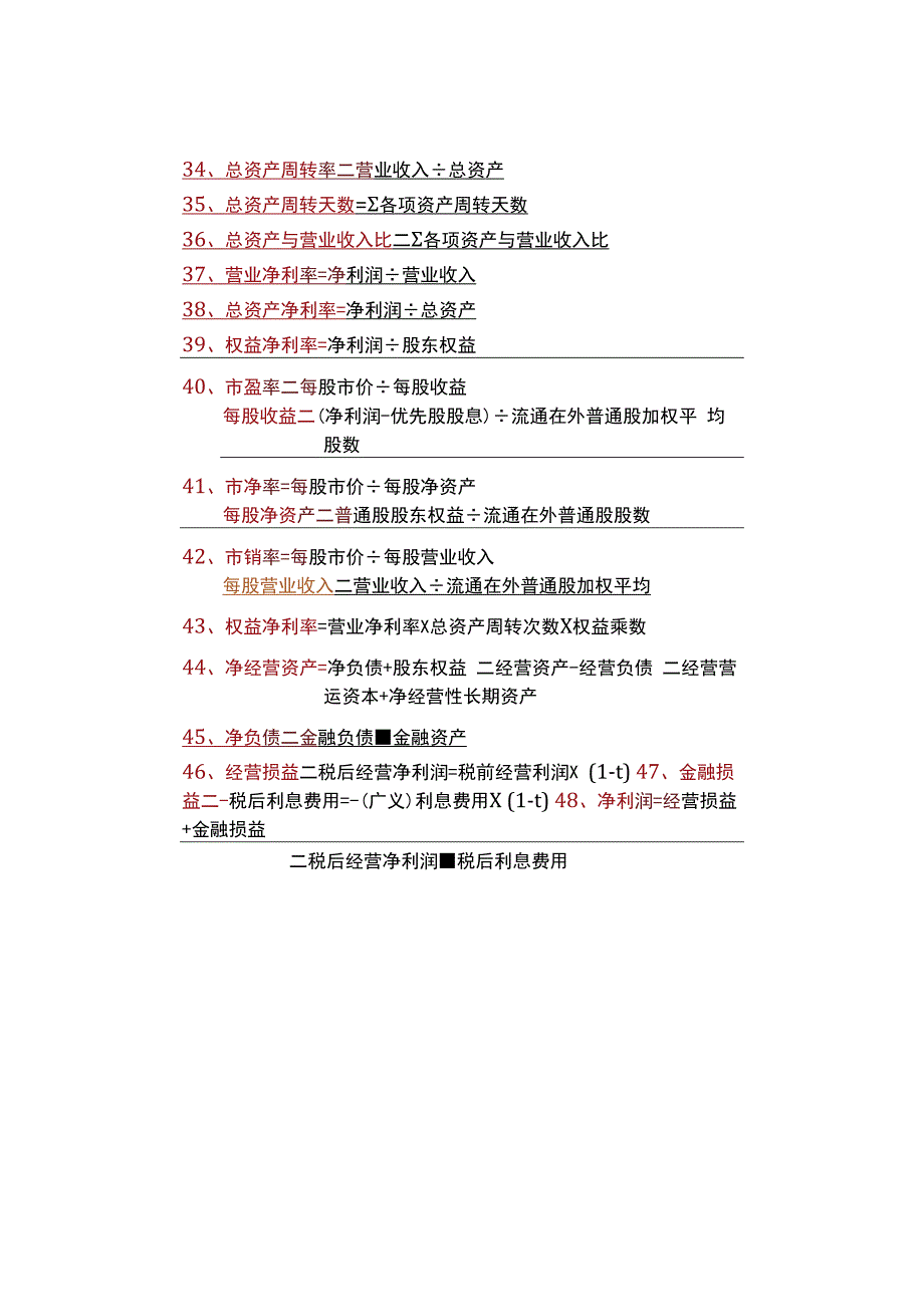 财务管理公式汇总表.docx_第3页