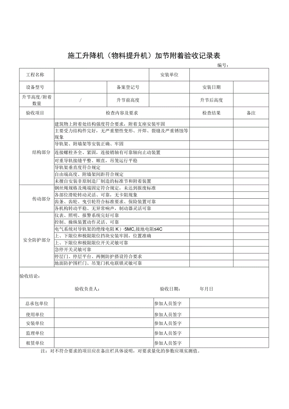 起重设备升节附着后验收记录.docx_第2页