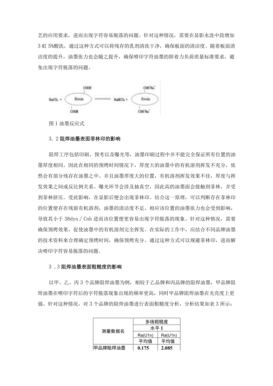 试述PCB喷印字符容易脱落原因及改善方法.docx_第3页