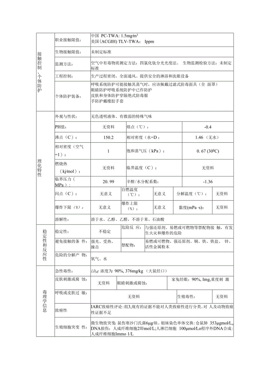 过氧化氢的安全技术说明书.docx_第3页