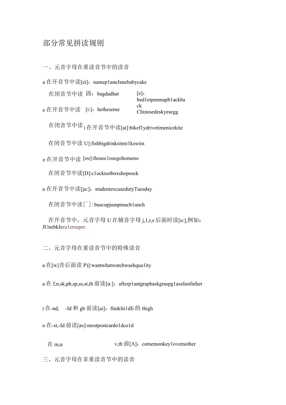 部分常见拼读规则.docx_第1页