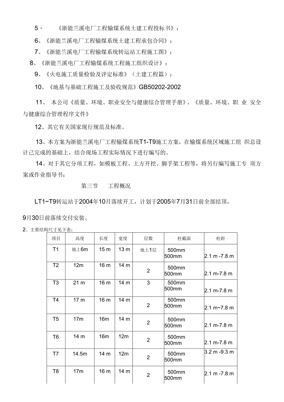 输煤系统转运站施工方案.docx_第2页