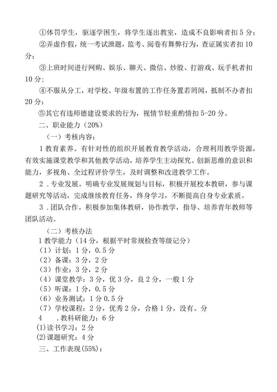 长清区石麟小学教职工考核工作方案.docx_第2页