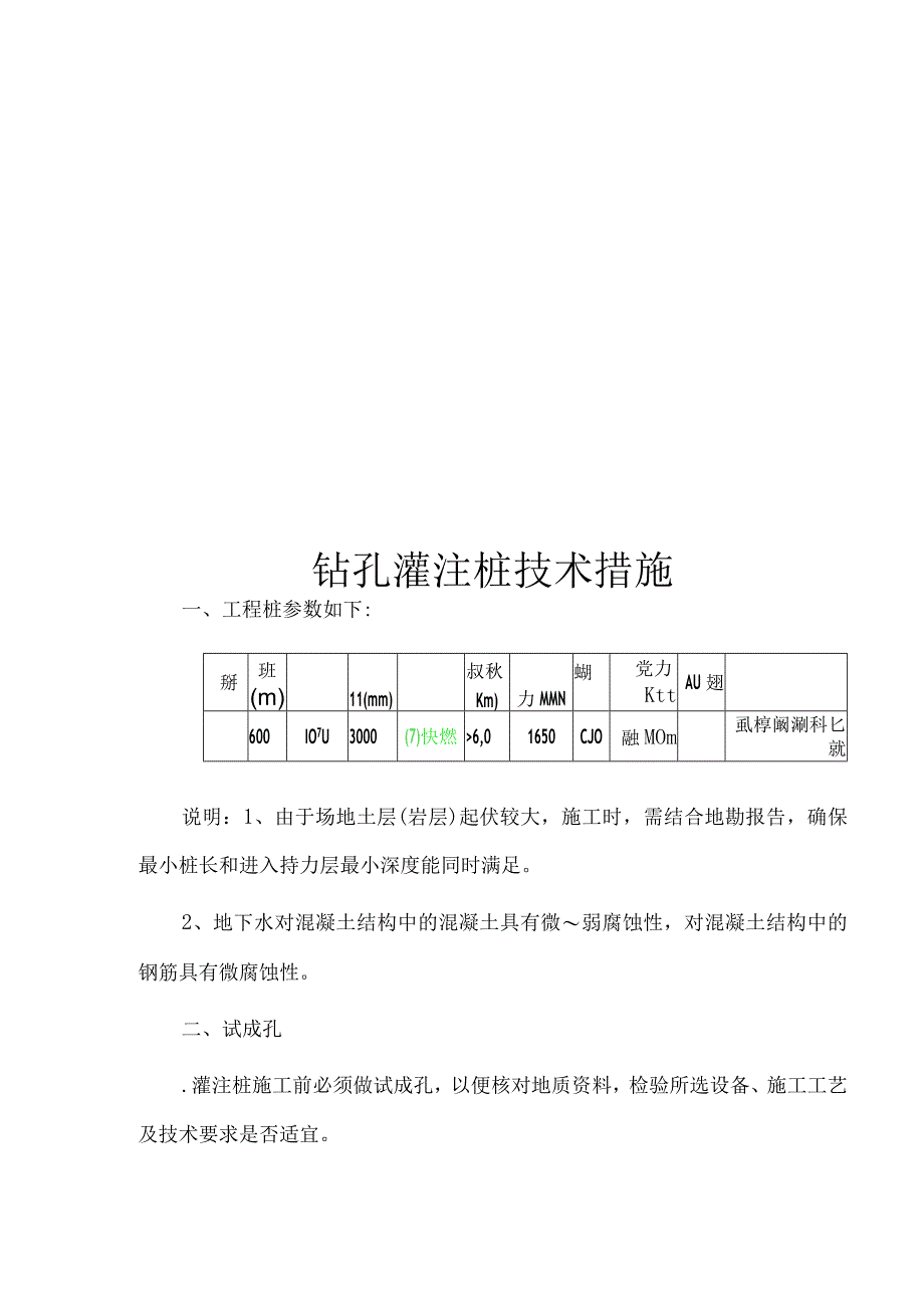 钻孔灌注桩施工技术措施.docx_第1页