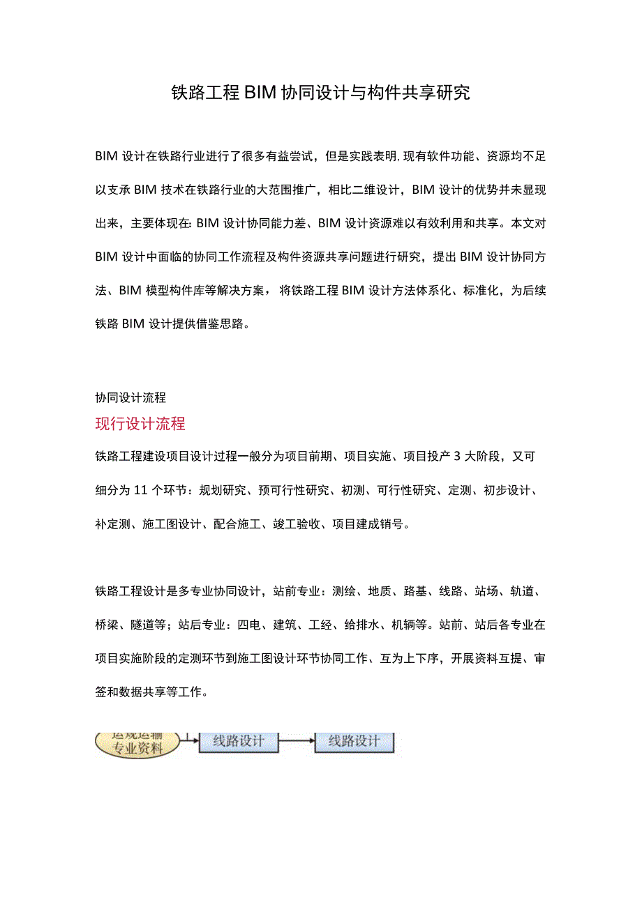 铁路工程BIM协同设计与构件共享研究.docx_第1页